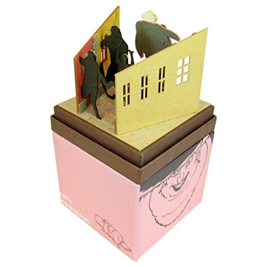 Sankei Studio Ghibli Mini Moving Castle Howl and Sophie On the Run Paper Craft Howl's - - Non-scale MP07-32