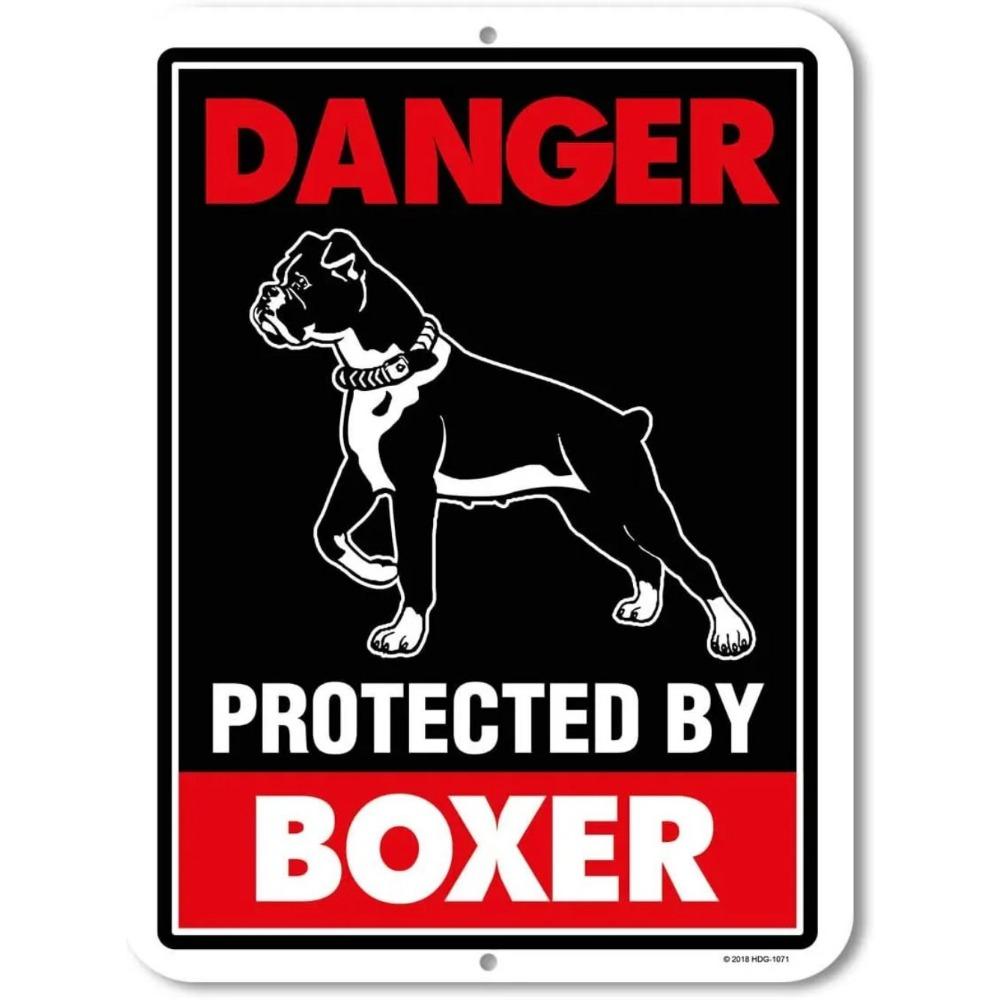 Animal Family Warning Poster On the Wall, Metal Plaque