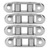 4PCS Stainless Steel Pulley Double Drive Low Noise Rollers Sliding Door Window Fittings