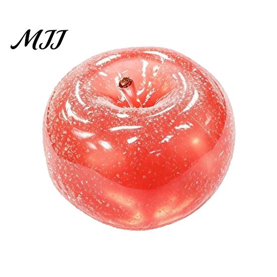 Fidget Toys for Focus Apple Ice Sand Squishy Toy, Slow Rising Squeeze Hand Therapy Stress Balls Transparent Fruit Relief Sensory Toy Kids Adults Desk