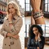 Zinc Zinc Zinc Alloy Enamel Bracelet Floral Motifs Flower Texture Bracelet Dropped Glaze Bracelet  African