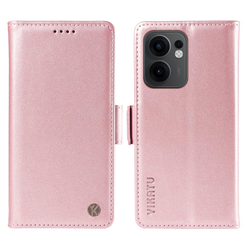 For Oppo Reno13 F 4G/Oppo Reno13 A 5G/Oppo Reno13 F 5G Wallet Phone Case YIKATU YK-003 Leather Stand Cover