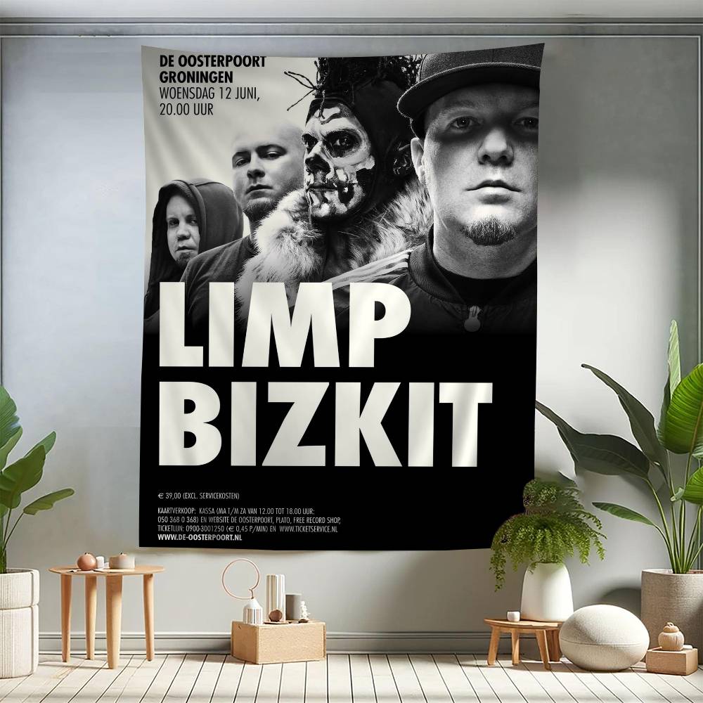

LLimp Band Bizkit Cartoon Tapestry Art Science Fiction Room Home Decor Wall Hanging Sheets 74x94cm(29x37in)