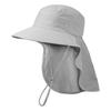 Summer Women's Sunscreen Hat Big Eaves UV Protection with Shawl Bucket Hat Men's Outdoor Riding Breathable Sun Hat