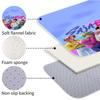 Snowman Print Toilet Bathroom Mat And Shower Curtain Four-Piece Set
