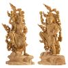 Tiny Buddha Zao Gongen 12cm gold paint Buddha wood ornament Zao Gongen (wood boxwood, finish) - statue, figure, carving, (GSB
