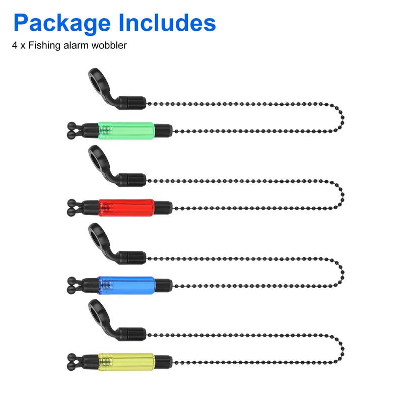 4Pcs Durable Component Angling Supplies Fishing Accessories Indicators Fishing Pliers Bite Alarm Soft Chain