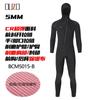 5mm Neoprene Wetsuit Men Full Body Thermal Dive Suit Freediving Surfing Cold Water Swimming Winter