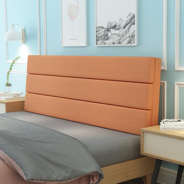 Husă modernă, moale, de culoare solidă, pernă din burete, detașabilă, lavabilă, în talie, pernă, husă pentru capul de pat