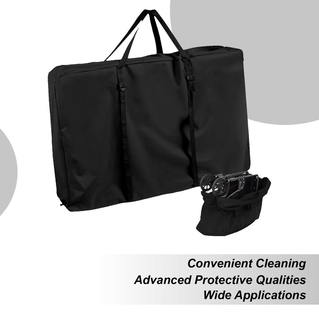 Folding Walker Carry Bag Waterproof Foldable Chair Cover Anti-Wear Wheelchair Carrier Bag For Tailgating RV Patio Festival