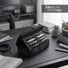 Plus Pen Case Pouch FABFAB Double Room Type Black FL-243CA 98-937