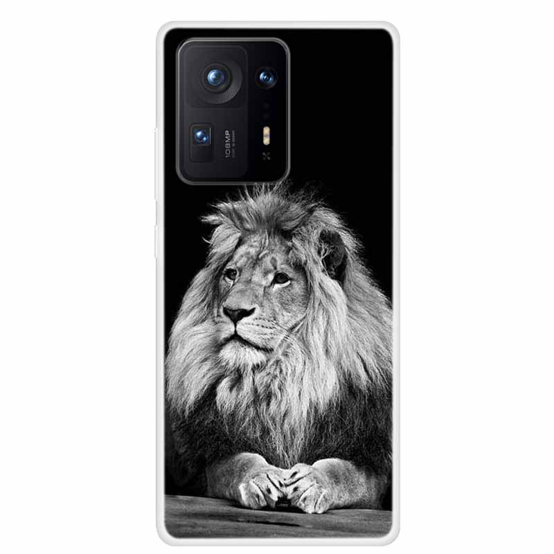 For Xiaomi Mix 4 Case Luxury Soft Silicone Back Cover Phone Case For Xiaomi Mi Mix4 Coque TPU Cartoon 2106118C Fashion Funda