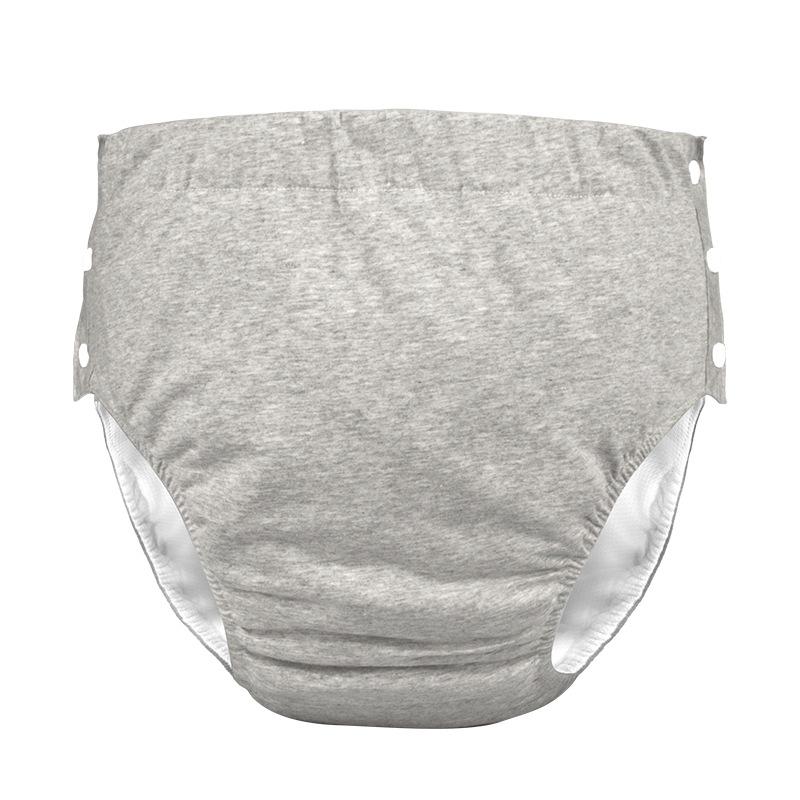 Adaptive Snap-Side 100% Cotton Incontinence Underwear for Adults | Easy-Open Reusable Care Pants