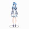 Animation Hololive anchorwoman acrylic insert card white blowing snow summer color festival animation peripheral decoration