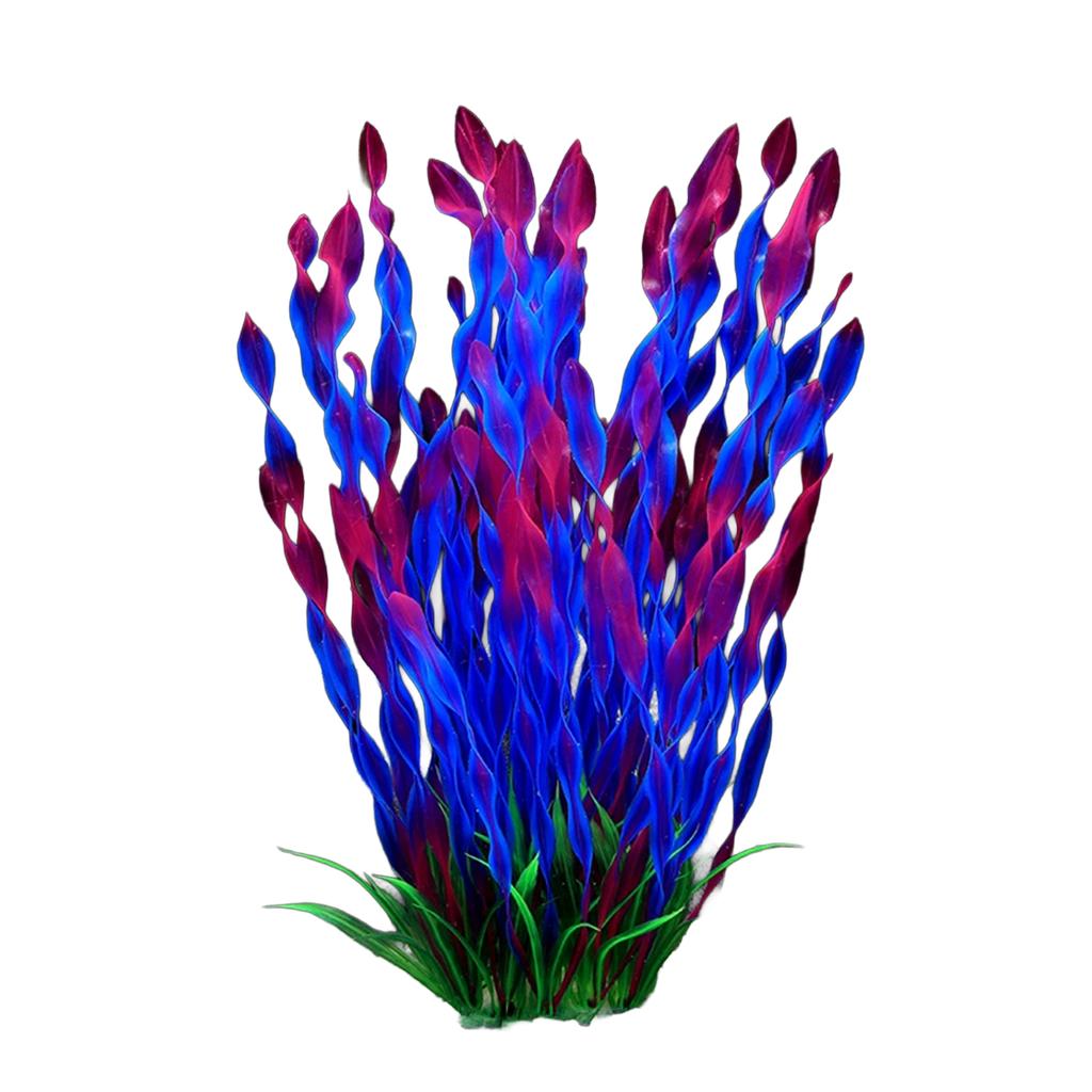 Natural Lifelike Aquarium Artificial Grass Plastic Aquatic Plants Decor for Fish Tank for Tank Decoration and Ornament