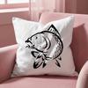 N-Nash Fishing logo Cushion Cover Multi-Scene Pillow Cover for Home & Car - Reversible, Soft & Durable for Daily Use