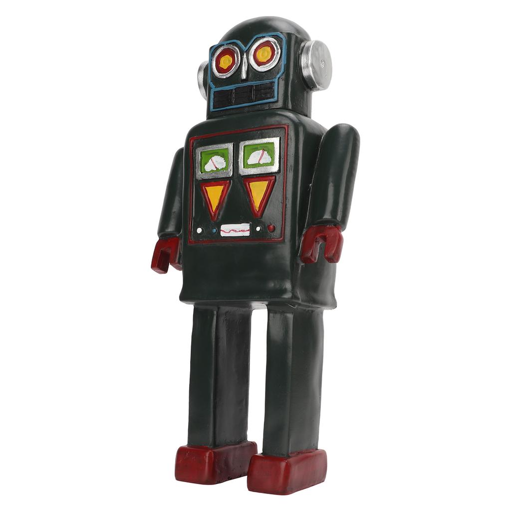 Statua di robot in stile europeo, statua di robot retrò, decorazione per tiro, bar, caffetteria, ornamento