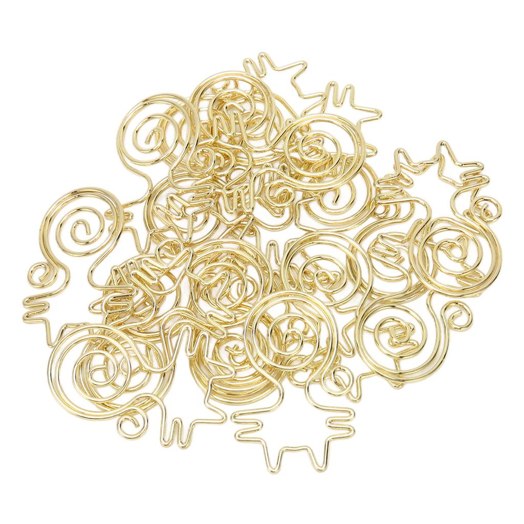 150Pcs Cat Shaped Paper Clip Adorable Fade Resistant Antislip Fun Paperclip for Office School Home