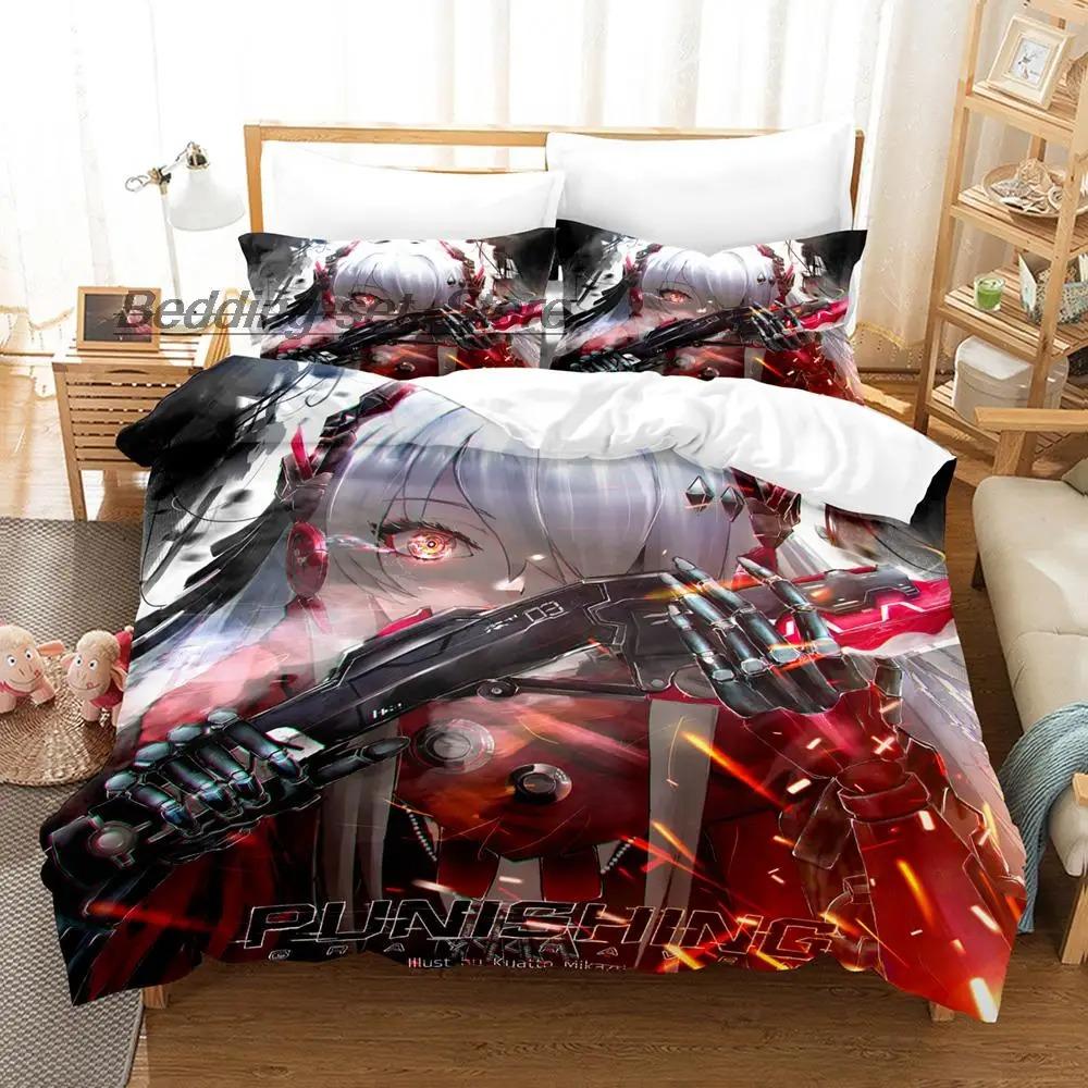 Kawaii GRAY RAVEN PUNISHING Lucia Anime Bedding Set Single Twin Full Queen King Size Duvet Cover for Adult Kid Bedroom