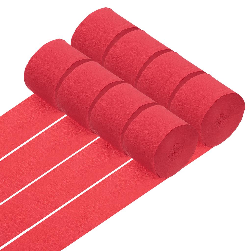 8 Rolls Crepe Paper Streamers 656ft Rainbow Streamers for Party Decorations Wedding Ceremony Birthday Indoor Decorations