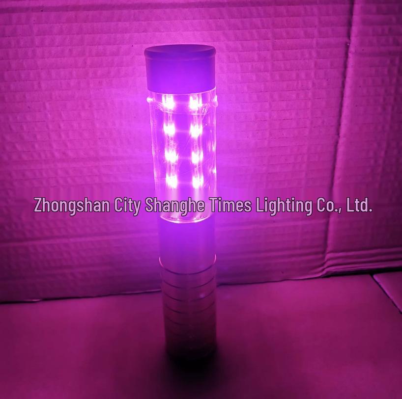 Rechargeable LED Strobe Stick for KTV & Parties - Handheld Flashing Light for Pouring Wine & Champagne Atmosphere.