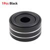 1Pcs 40x20mm Amplifier Isolation Feet Pad Solid Aluminum Silicone Speaker Isolation Feet Shock Absorbing Black Gold Silver