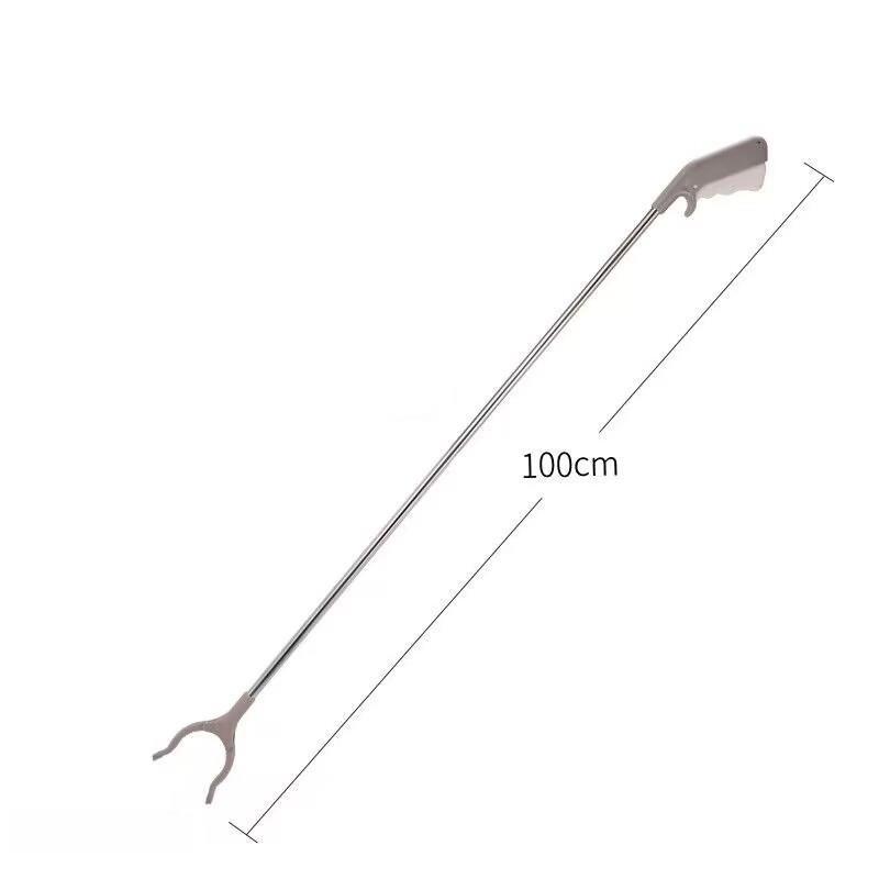 Long Handle Garbage Clipper Extended Length Pi Up Tool Sanitation Clamp for Household Cleaning Tools Garbage Abber