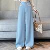 ZANZEA Womens Casual Solid Color Loose Long Pants