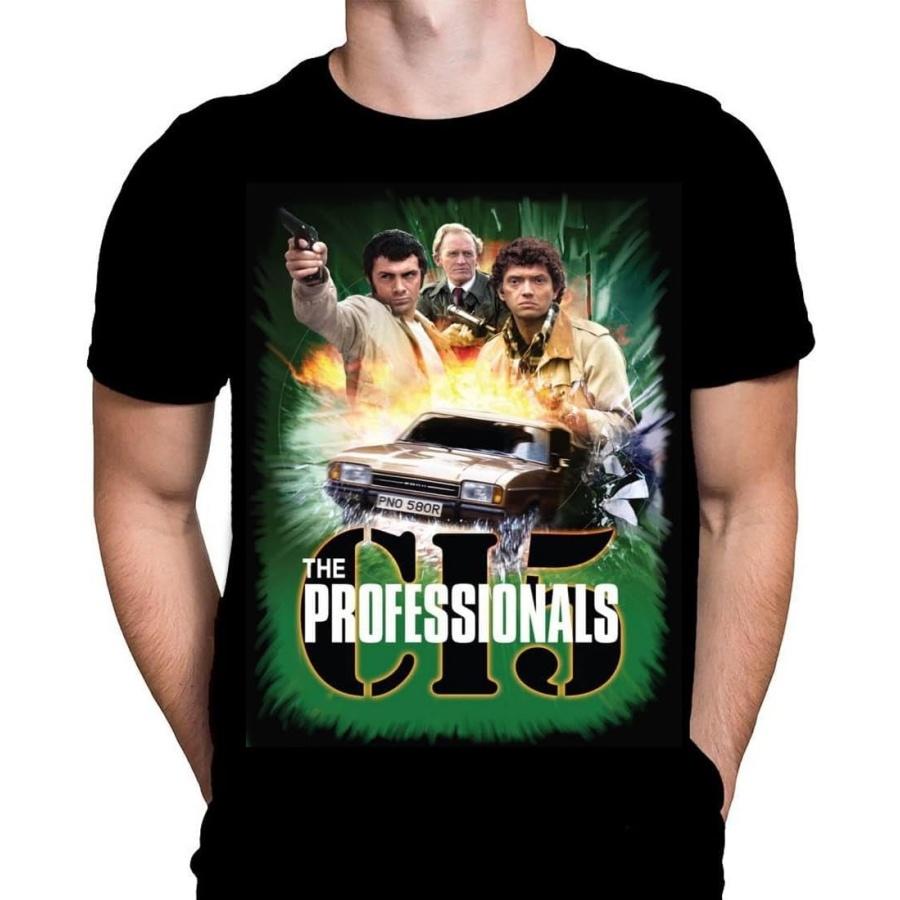 Wild Star Hearts The Professionals Mens T-Shirt TV Series Print, Black Cotton T-Shirt, Movie Poster Tee XXXXXL чёрный