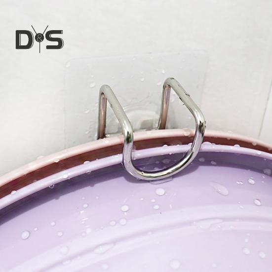 3/6/12 Stück Aufbewahrungshaken, Waschbeckenaufhänger, starke Tragkraft, einfach zu installieren, abnehmbar, wasserdicht, Badezimmer-Duschhaken