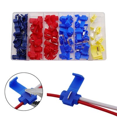 Kit de conectores de cables rápido y práctico. Juego de conexión de cables seguro y aislado. Conectores de cables de 65 piezas para una fácil unión.