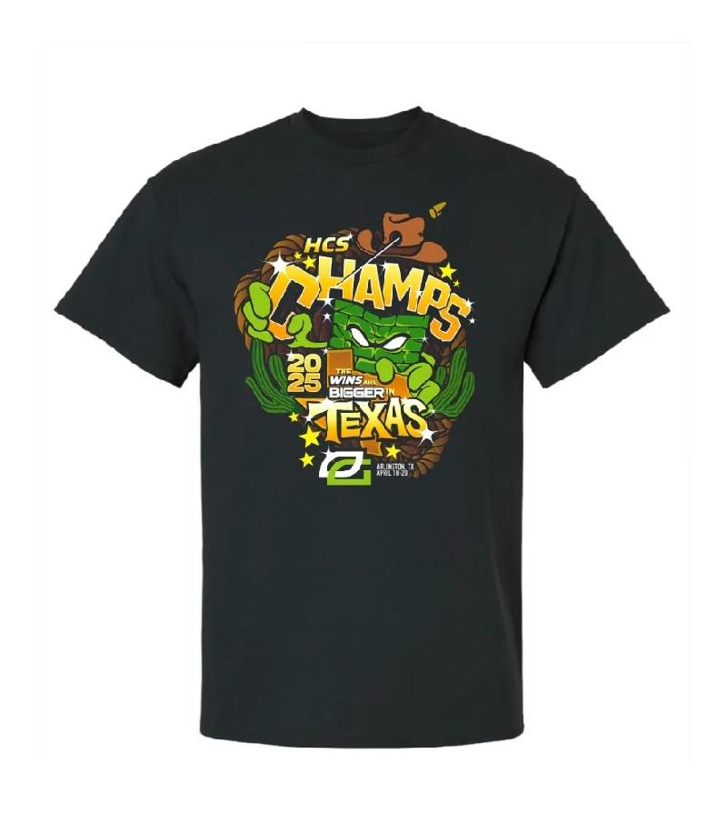 

2025 New Men s T-shirt Women s OpTic HCS Major 1 Champions Tee Cotton Casual Retro Short Sleeved T-shirt Men s Streetwear Tshirt S