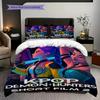 Kpop Demon Hunters Short Film 2 Threepiece Set 1 Duvet Cover 2 Pillowcase Without Core Bedding Set Duvet Cover And Pillowcase