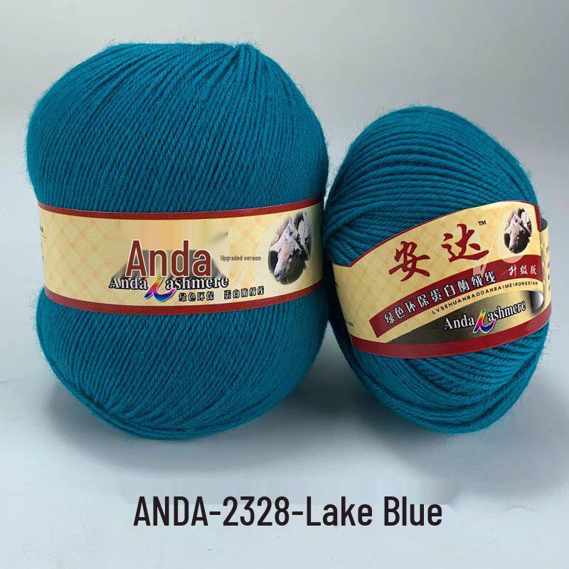 In-Stock 212 Cashmere Wool Yarn Balls: Medium Fine Hand-Knitting Wool for Scarves, Coats, Trousers - 4-Strand Yarn