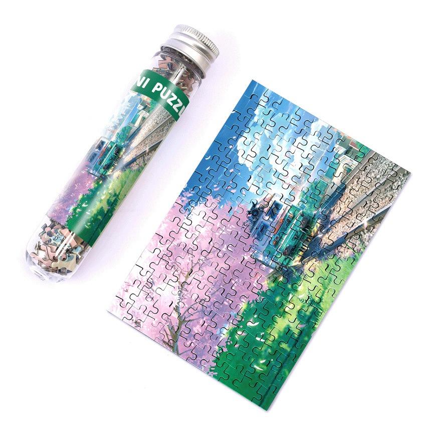 150PCS Mini Test Tube Oil Painting Jigsaw Puzzles Set Family Educational Toys Gifts for Adults Children Creative DIY Puzzle Game