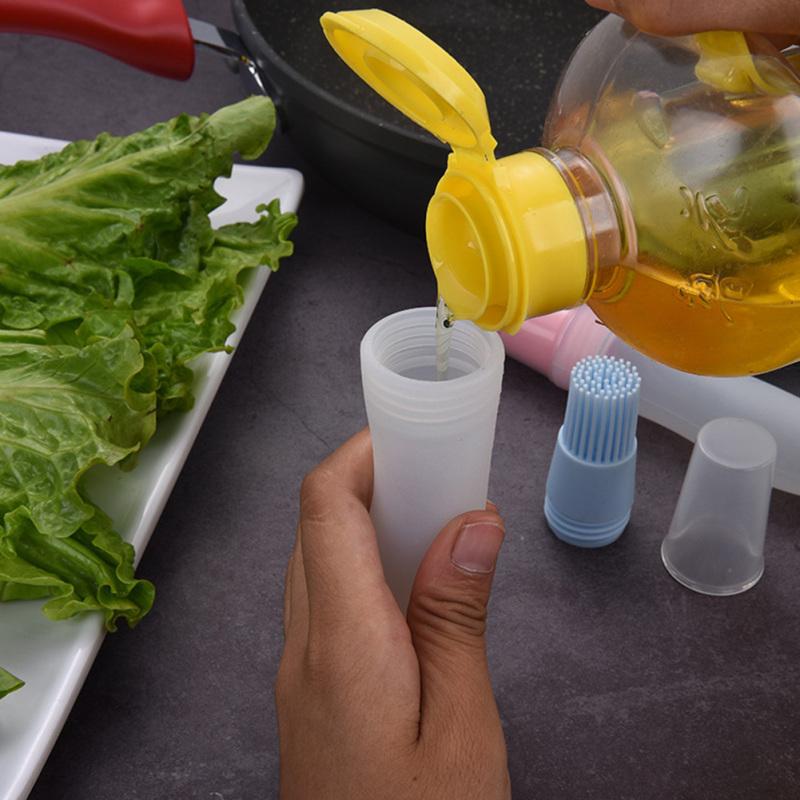 Pinceau à Huile en Silicone avec Ventouse pour Outil de Bricolage Pâtisserie Cuisine Barbecue