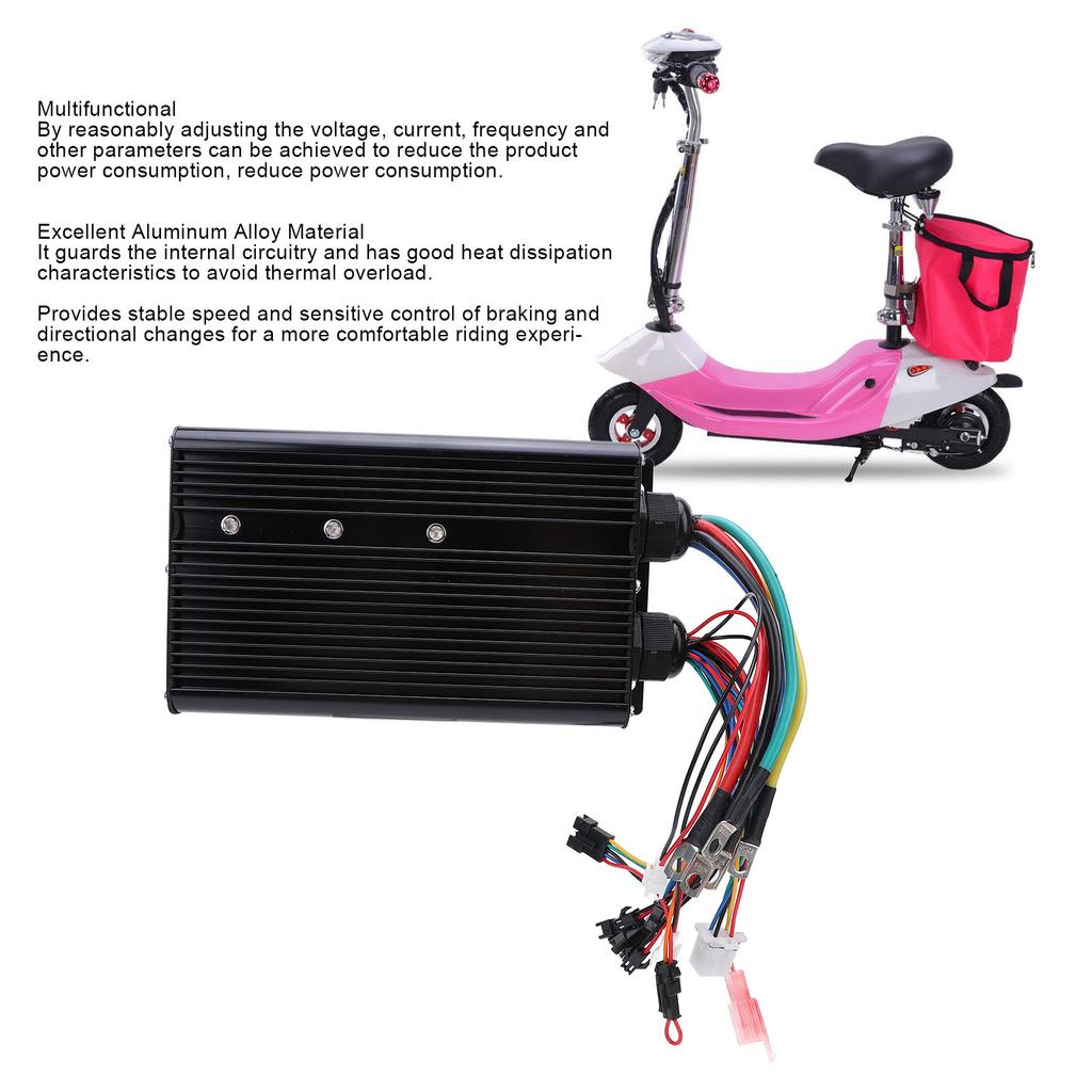 Electric Bike Controller 72V 80A 5000W Aluminium Alloy Electric Scooter Speed Motor Controller Electric Bike Motor Controller