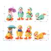 4Pcs Cute Micro landscape Duck Miniatures Figurine Fairy Garden Home Decor
