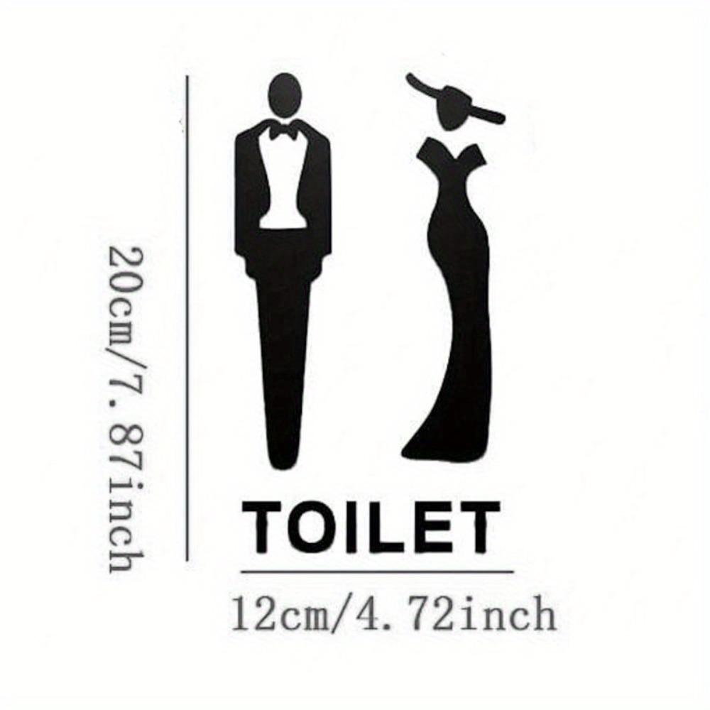 2D Acryl Toiletbord Moderne Wanddecoratie Transparante Gelaagde Pijlen Zwarte Accenten Badkamer Kunst Kerst Nieuwjaars Cadeau