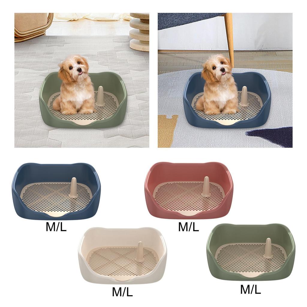 Dog Toilet Training Tray with Detachable PP Grid Suitable for