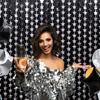5pcs sparkling silver star birthday decoration, aluminum foil tassel curtains, disco bachelor party decoration, suitable for Halloween and Christmas