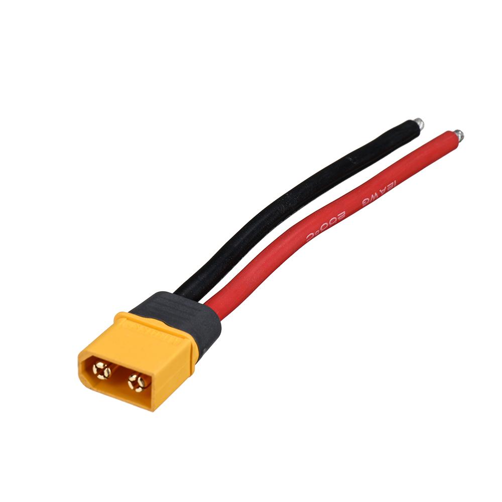 10/20/30cm XT60 Male Female Plug Connector 12AWG Power Silicone Cable