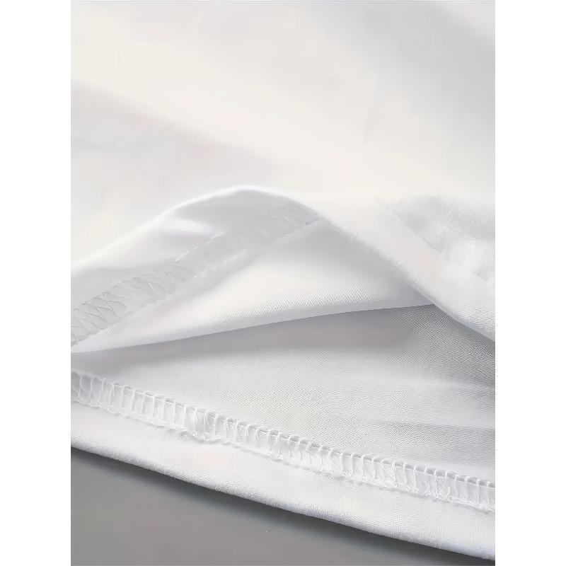 Women's Vibrant American Guitar Print Tee Musical Notes Casual Short Sleeve Crew Neck Top