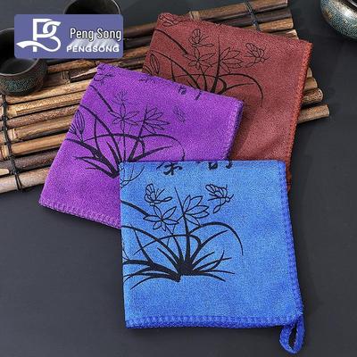 Cotton Linen Thick Printed Tea Towel - Absorbent Kitchen & Tablecloth