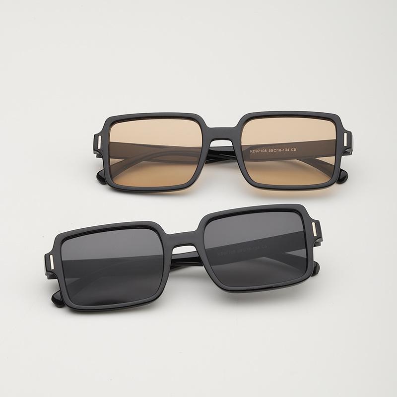 Big Frame Vintage Sunglasses for Women Men Retro Square Sun Glasses Branded Unisex Rectangle Eye Glasses Goggle