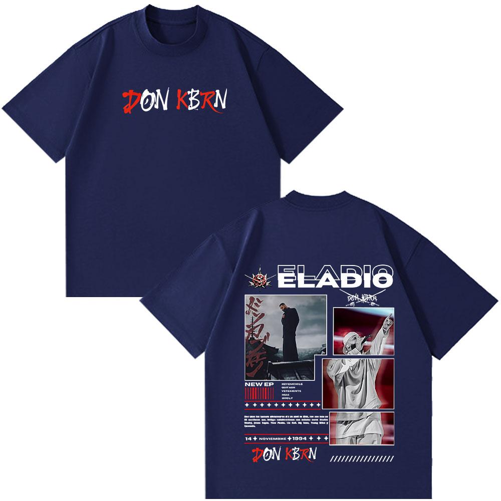 Eladio Carrion DON KBRN 2025 Album Graphic Men's and Women's Clothing Fashion Hip-hop Summer Print 100% Pure Cotton T-shirt