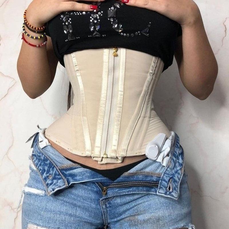 Modelador de Cintura Alta Hourglass Emagrecedor Cinta Modeladora da Cintura Calça Modeladora Corporal BBL Colombianas Shapewear Com Zíper