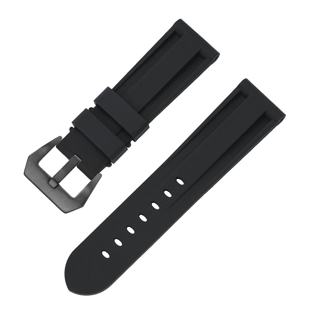 Gummiarmband für Panerai Armband für Omega Universelles Silikon-Uhrenarmband HerrenDamen Sport Wasserdichtes Armband 20mm 22mm 24mm 26mm