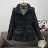 New jacket women's cotton-padded clothes slim and thin hooded thickened jacket cotton-padded clothes ski clothes outside
