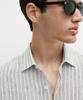 Masimodutti 100% Linen Regular Fit Striped Shirt